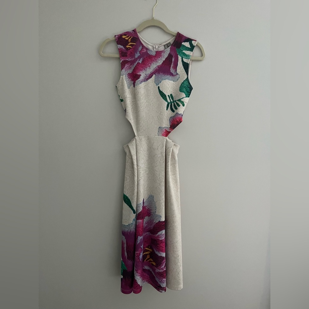 ASOS Floral Cutout Dress